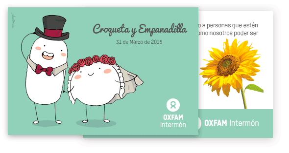 Tarjeta solidaria Oxfam Intermon